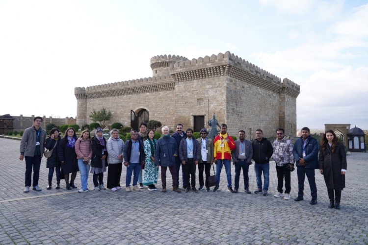 Xarici jurnalistlər Qala qoruğunda olublar