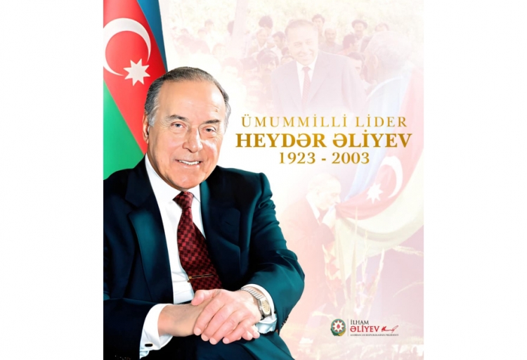 Prezident Ulu Öndər Heydər Əliyevlə bağlı paylaşım edib
