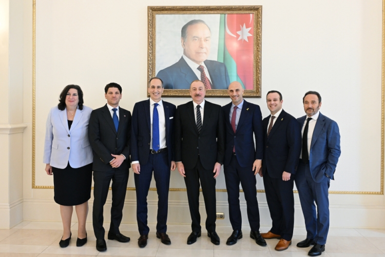 İlham Əliyev Conatan Misneri qəbul edib