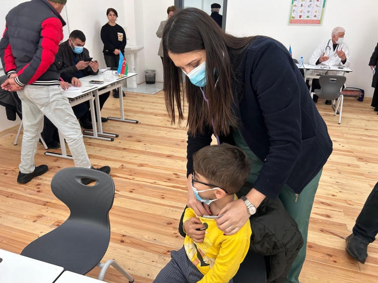 Cəbrayılda əhali üçün tibbi müayinələr təşkil edilib