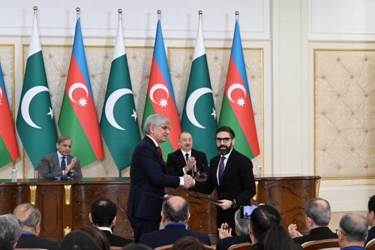 Azərbaycan ilə Pakistan arasında imzalanmış sənədlərin mübadiləsi mərasimi olub -