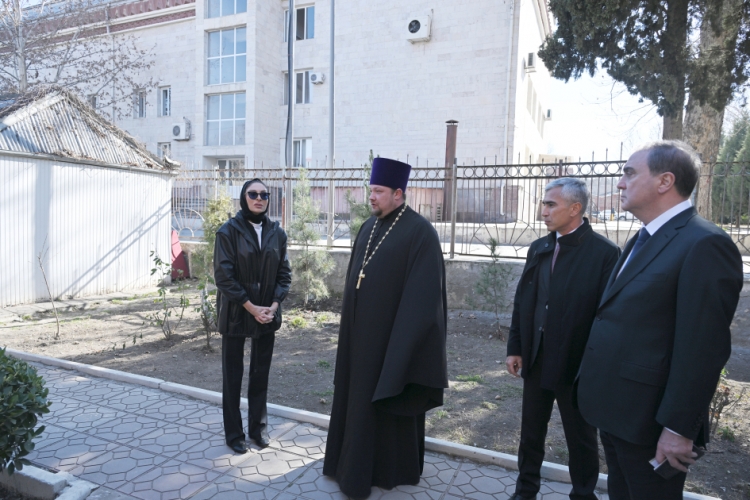 Birinci vitse-prezident Gəncədə Aleksandr Nevski adına Rus Pravoslav kilsəsində olub