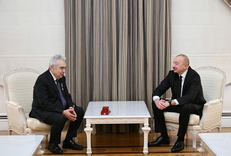 Prezident İlham Əliyev Beynəlxalq Enerji Agentliyinin icraçı direktorunu qəbul edib -