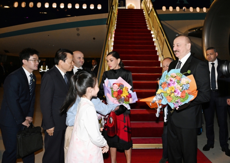 Prezident İlham Əliyev Çinə dövlət səfəri edib -
