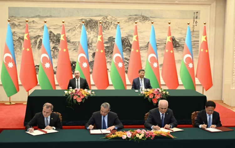 Pekində Azərbaycan-Çin sənədləri imzalanıb -