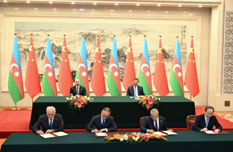 Pekində Azərbaycan-Çin sənədləri imzalanıb -
