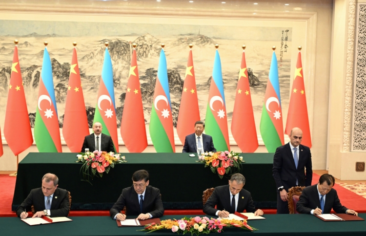 Pekində Azərbaycan-Çin sənədləri imzalanıb -