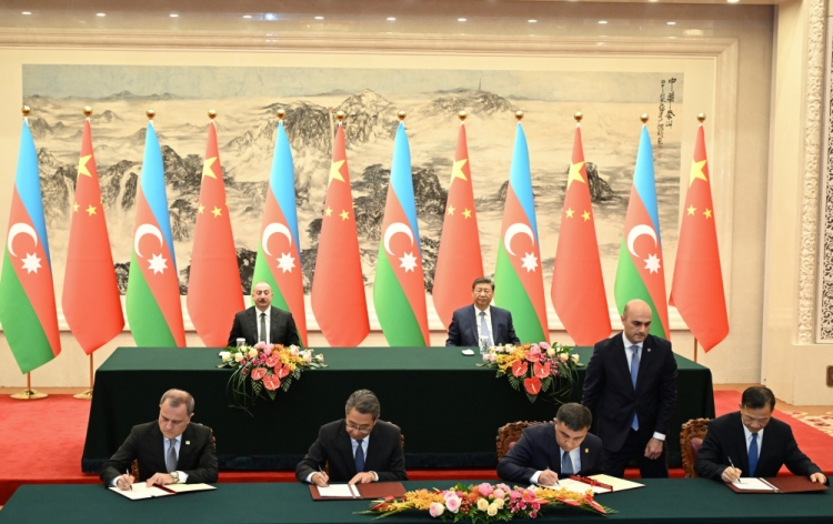 Pekində Azərbaycan-Çin sənədləri imzalanıb -