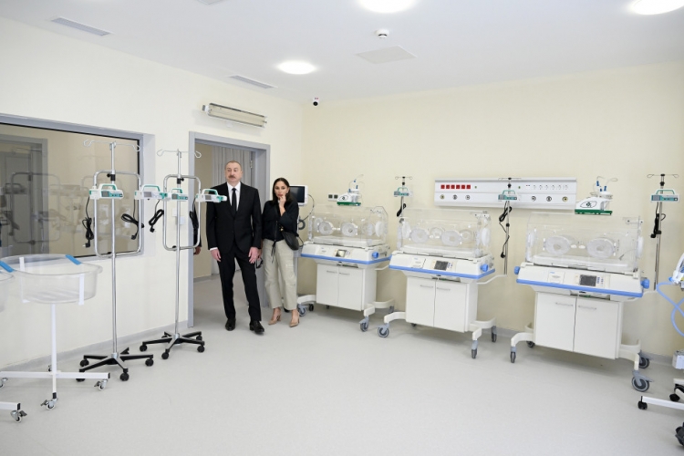 Prezident və Mehriban Əliyeva Şuşa Müalicə-Sağlamlıq Mərkəzinin açılışında iştirak ediblər -