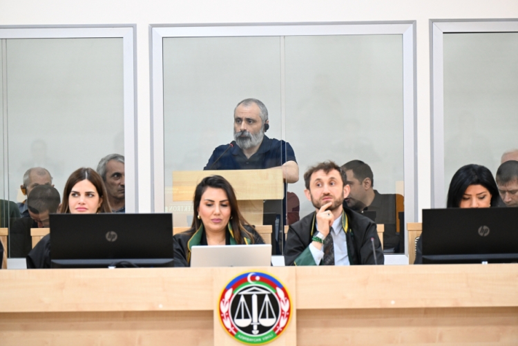 Bakıda erməni separatçılarının məhkəməsi davam etdirilib -