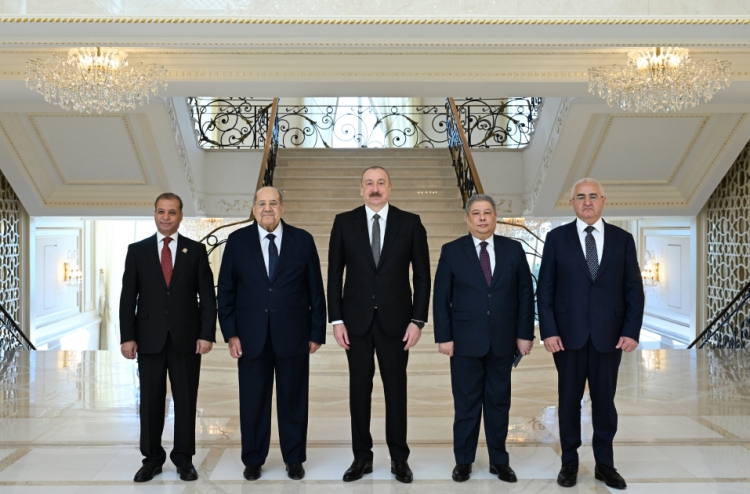 İlham Əliyev Abdel Razeqi qəbul edib