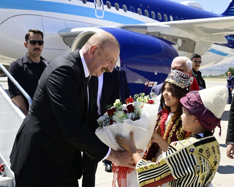 Prezident İlham Əliyev Türkiyəyə işgüzar səfər edib -