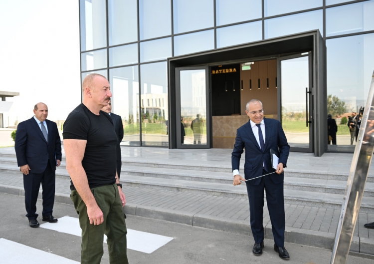 Prezident Ağdamda tütün məmulatlarının istehsalı müəssisəsinin açılışında iştirak edib