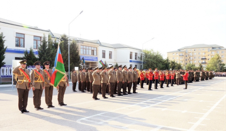 FHN-in “N” saylı hərbi hissəsində andiçmə mərasimi keçirilib