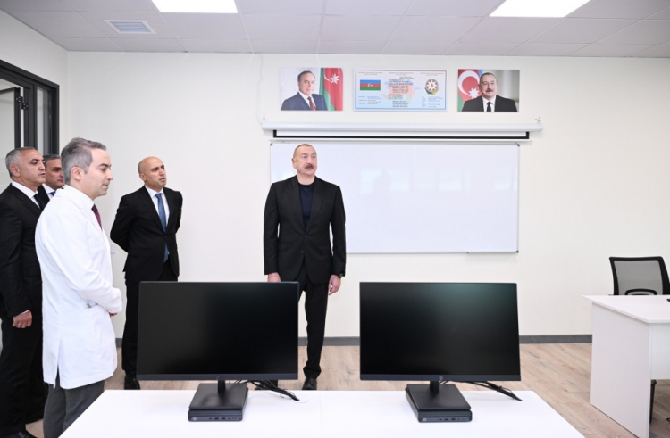 Prezident Xankəndidə olub -