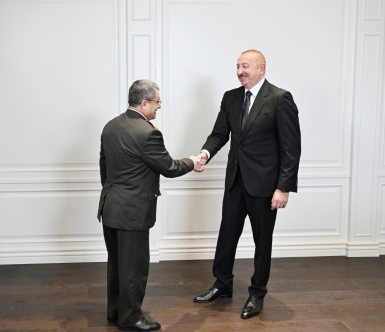 İlham Əliyev Selçuk Bayraktaroğlunu qəbul edib