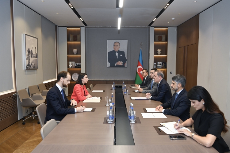 Fransanın yeni səfiri etimadnaməsinin surətini Ceyhun Bayramova təqdim edib
