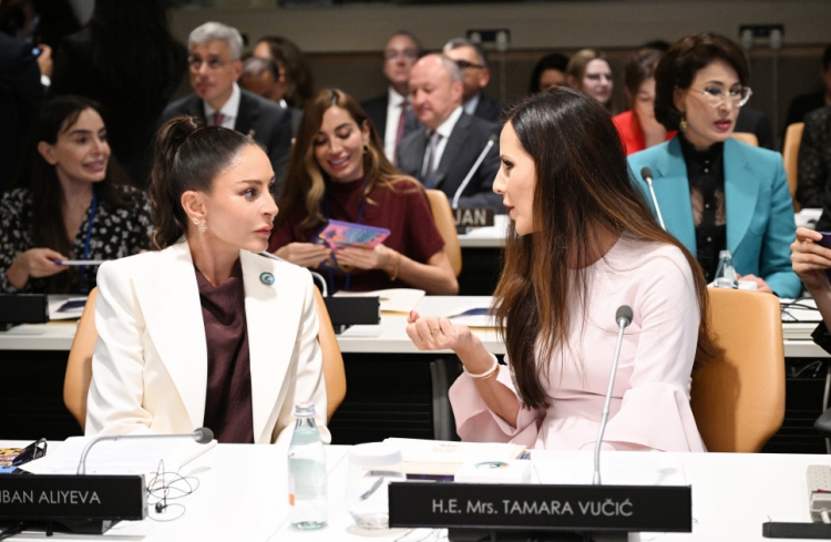 Mehriban Əliyeva BMT Baş Assambleyası çərçivəsində xüsusi sessiyada iştirak edib -