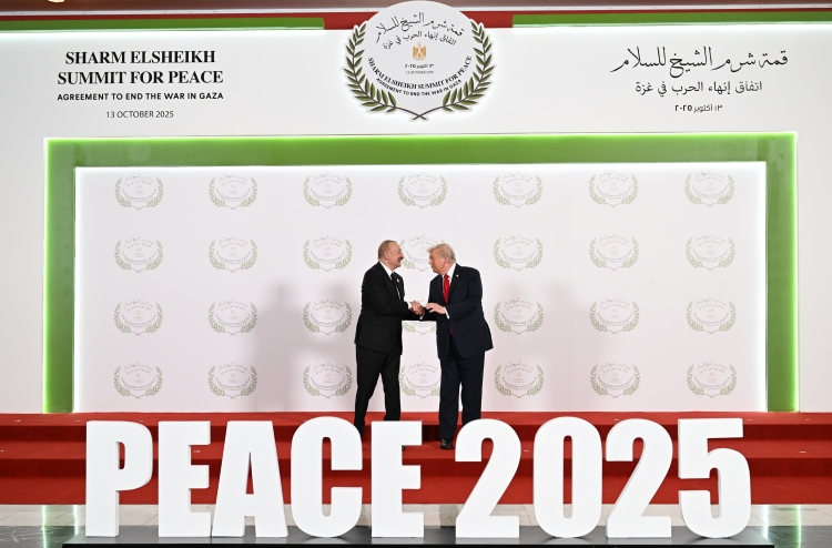 Azərbaycan Prezidenti Yaxın Şərq Sülh Sammitində iştirak edib