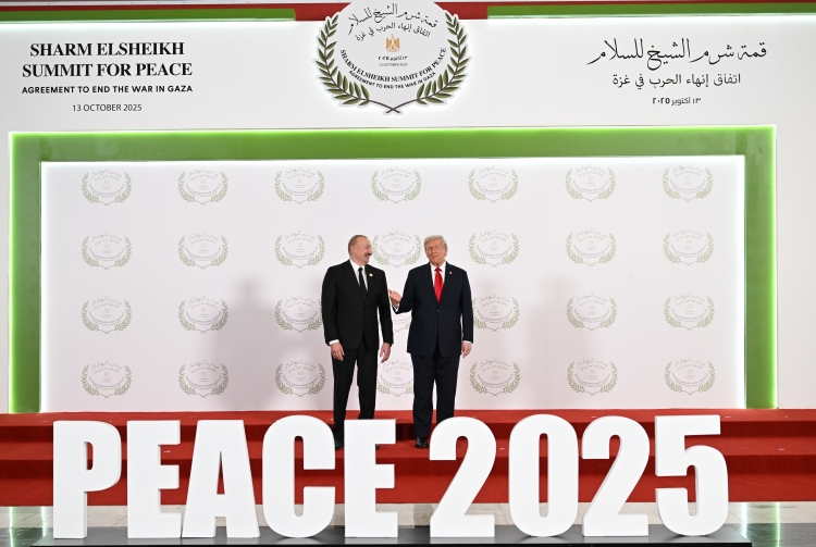Azərbaycan Prezidenti Yaxın Şərq Sülh Sammitində iştirak edib