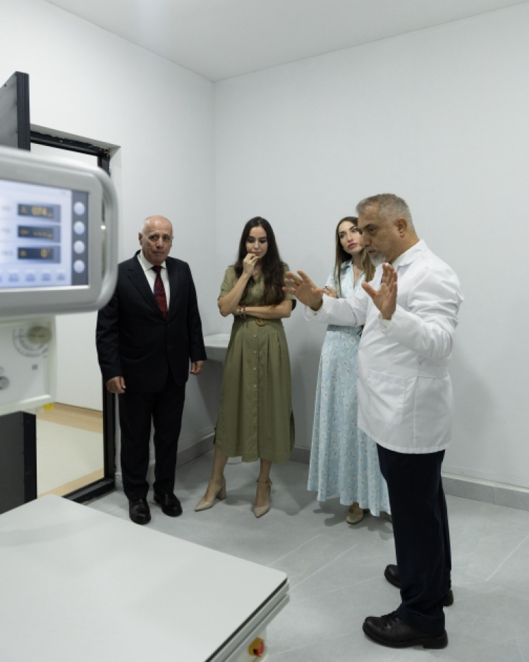 Leyla Əliyeva və Alena Əliyeva Lənkəranda Baytarlıq Klinikası ilə tanış olublar