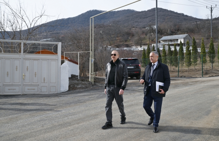 Prezident İlham Əliyev Ağdərə rayonunda olub –