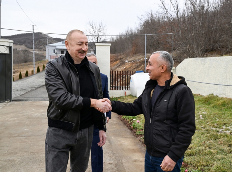 Prezident İlham Əliyev Ağdərə rayonunda olub –