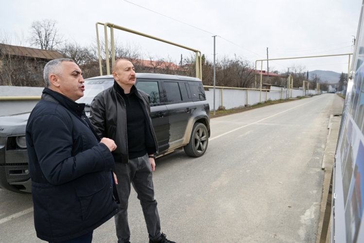 Prezident İlham Əliyev Ağdərə rayonunda olub –