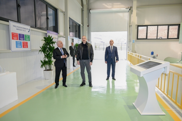 “Qozlukörpü” Su Elektrik Stansiyasının açılışı olub