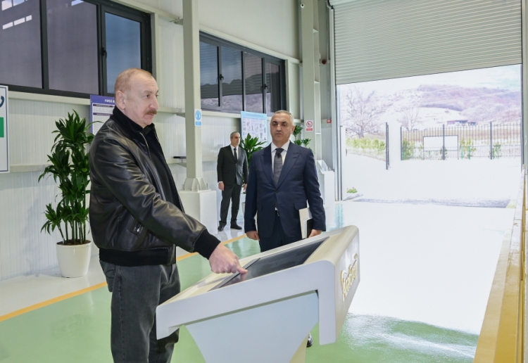 “Qozlukörpü” Su Elektrik Stansiyasının açılışı olub
