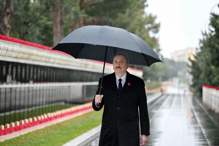 Prezident 20 Yanvar şəhidlərinin xatirəsini yad edib -