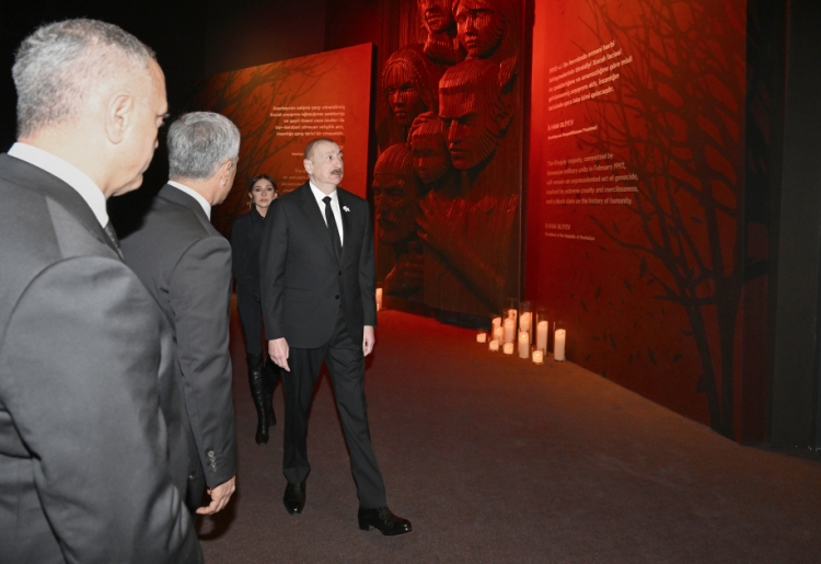 Xocalı Soyqırımı Memorialının açılışı olub