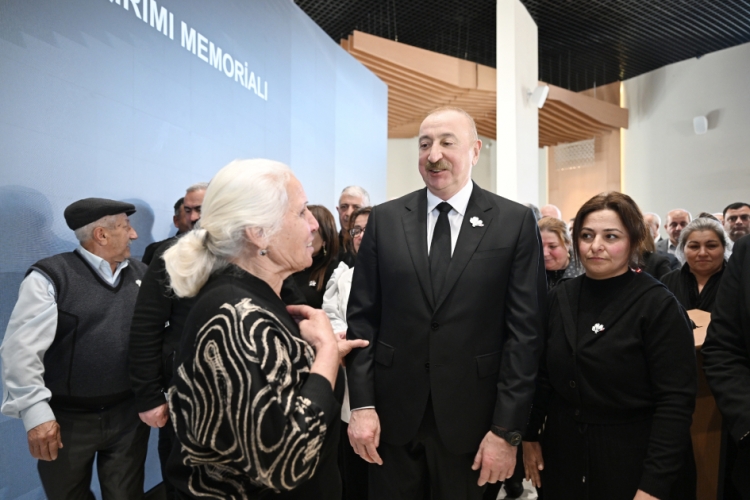 Xocalı Soyqırımı Memorialının açılışı olub