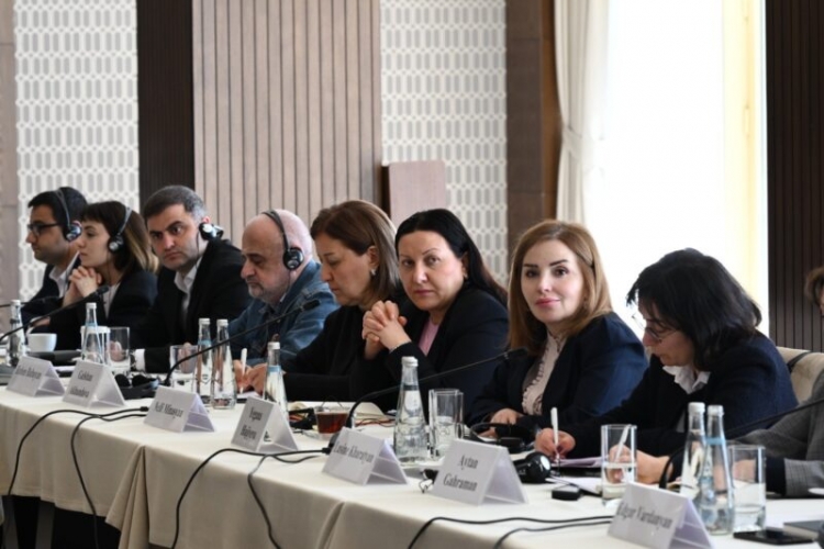 Hikmət Hacıyev Qəbələdə Ermənistan nümayəndələri ilə görüşüb