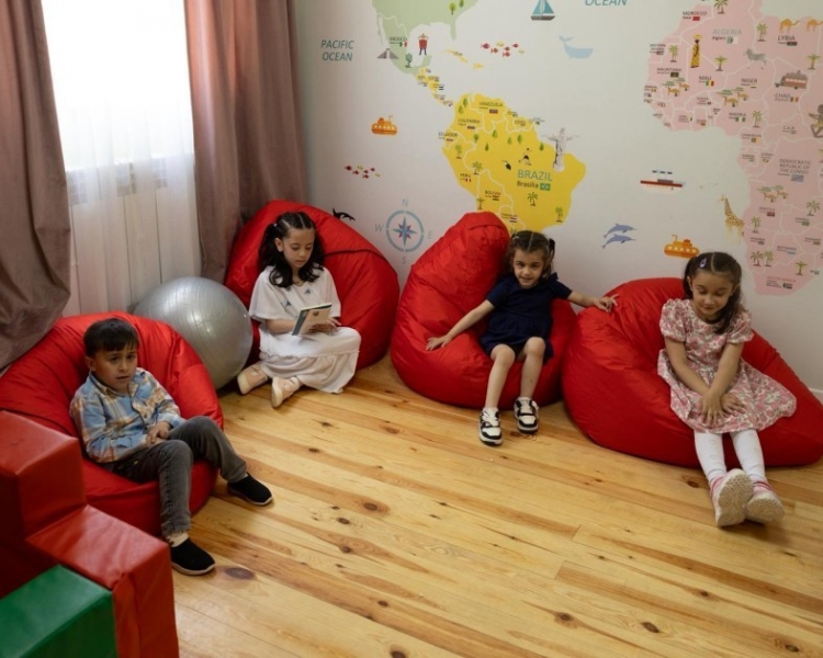 Leyla və Arzu Əliyeva Lənkəranda uşaq evini ziyarət ediblər -
